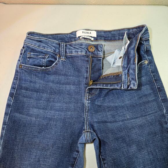 Pistola Arielle Revolve Mid Rise Skinny Fit Stretch‎ Denim Jeans Women's Size 27 - Picture 3 of 6